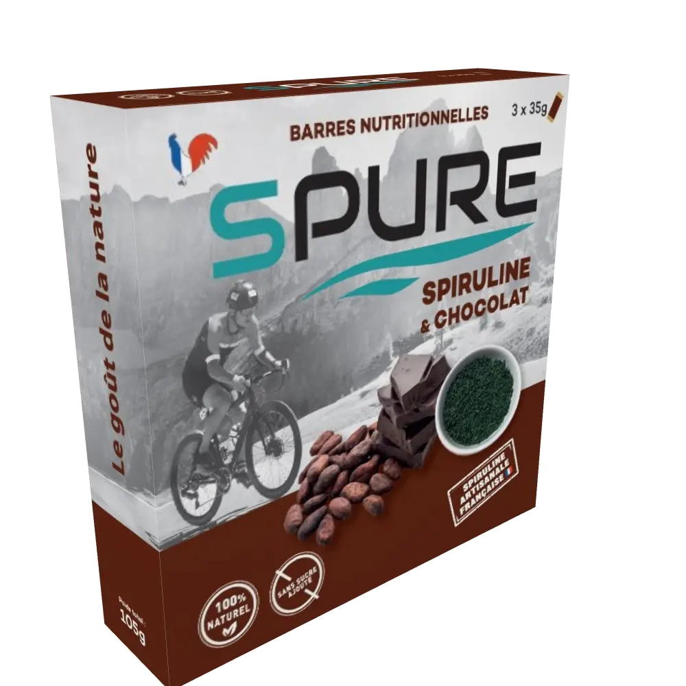 Barres Nutritionnelles Spiruline & Chocolat