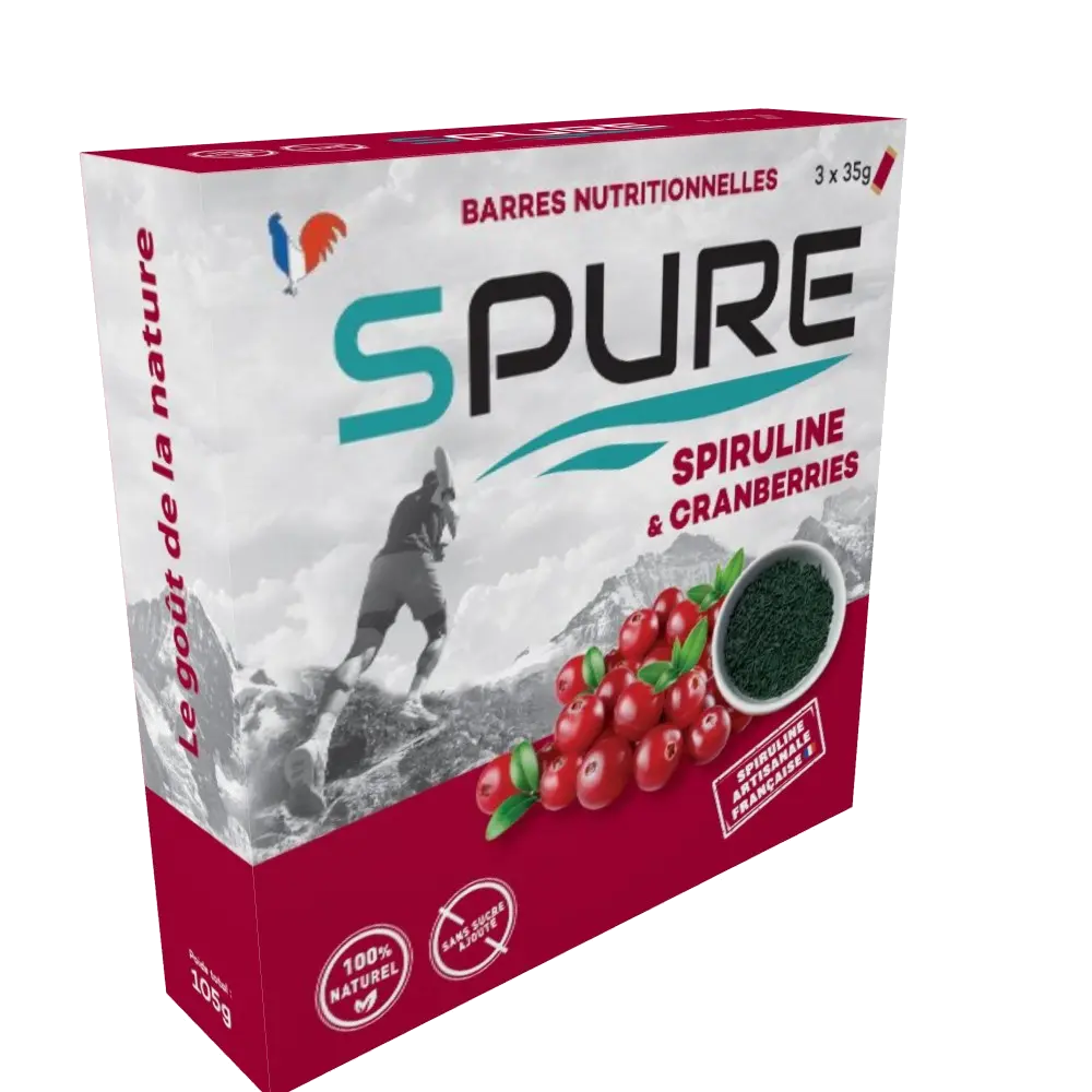 Barres Nutritionnelles Spiruline & Cranberries