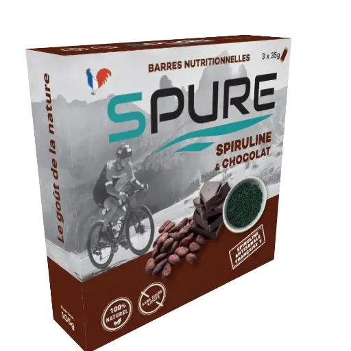 [CHO3] Barres Nutritionnelles Spiruline & Chocolat