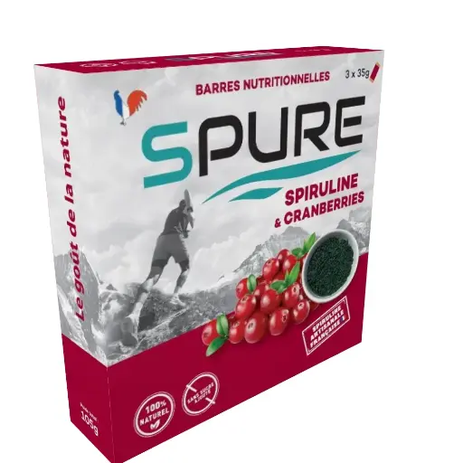 [CRA3] Barres Nutritionnelles Spiruline & Cranberries