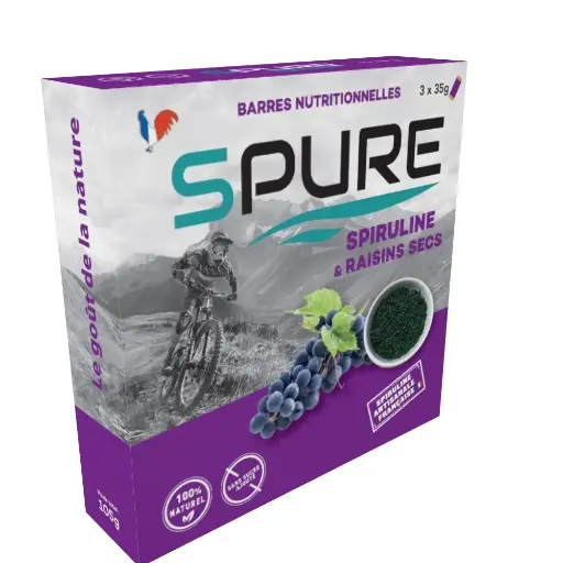 [RAI3] Barres Nutritionnelles Spiruline & Raisins secs